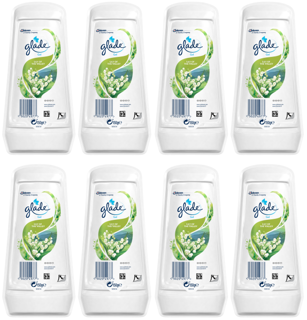 8 x Glade Gel Freshener Lily 150G