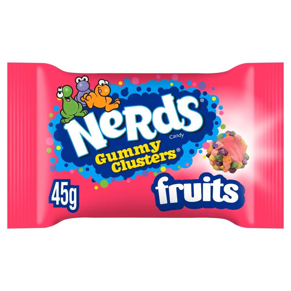 40 x Nerds Clusters Bag Fruits - 45GM