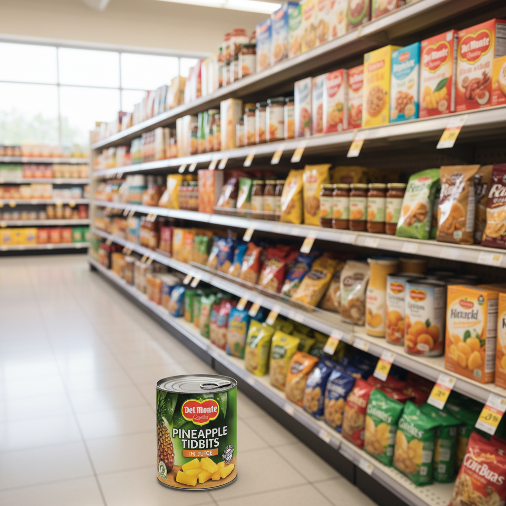 Del Monte Pineapple Pieces 3Kg
