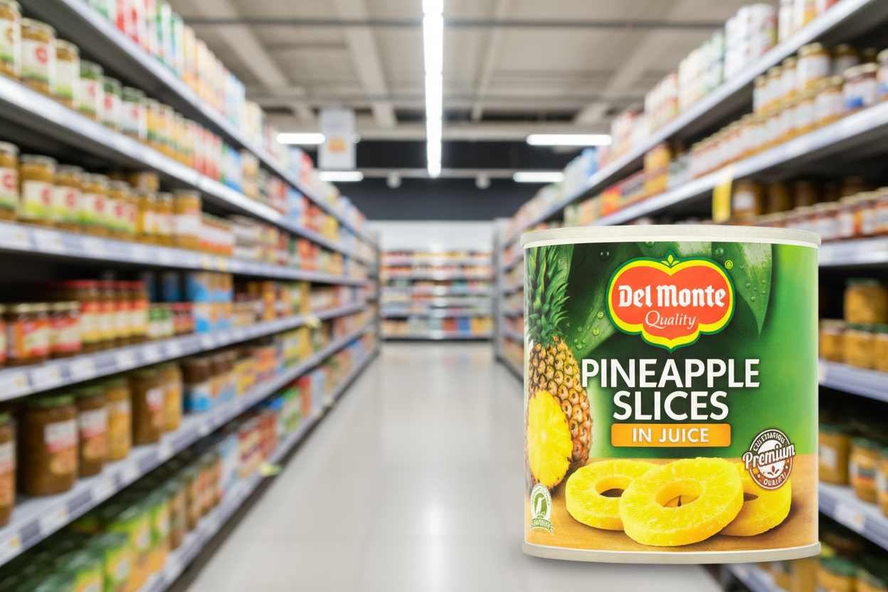 12 x Del Monte Pineapple Slices In Juice 432Gm