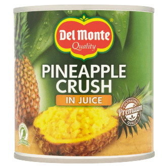 6 x Del Monte Pineapple Crushed In Juice 432Gm