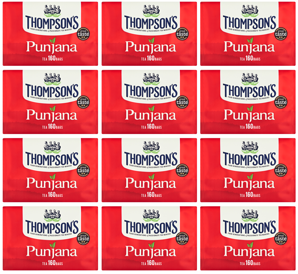 12 x Punjana Tea Bags 160'S - 160'S