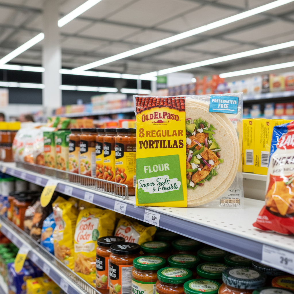 12 x Old El Paso Flour Tortillas 326Gm