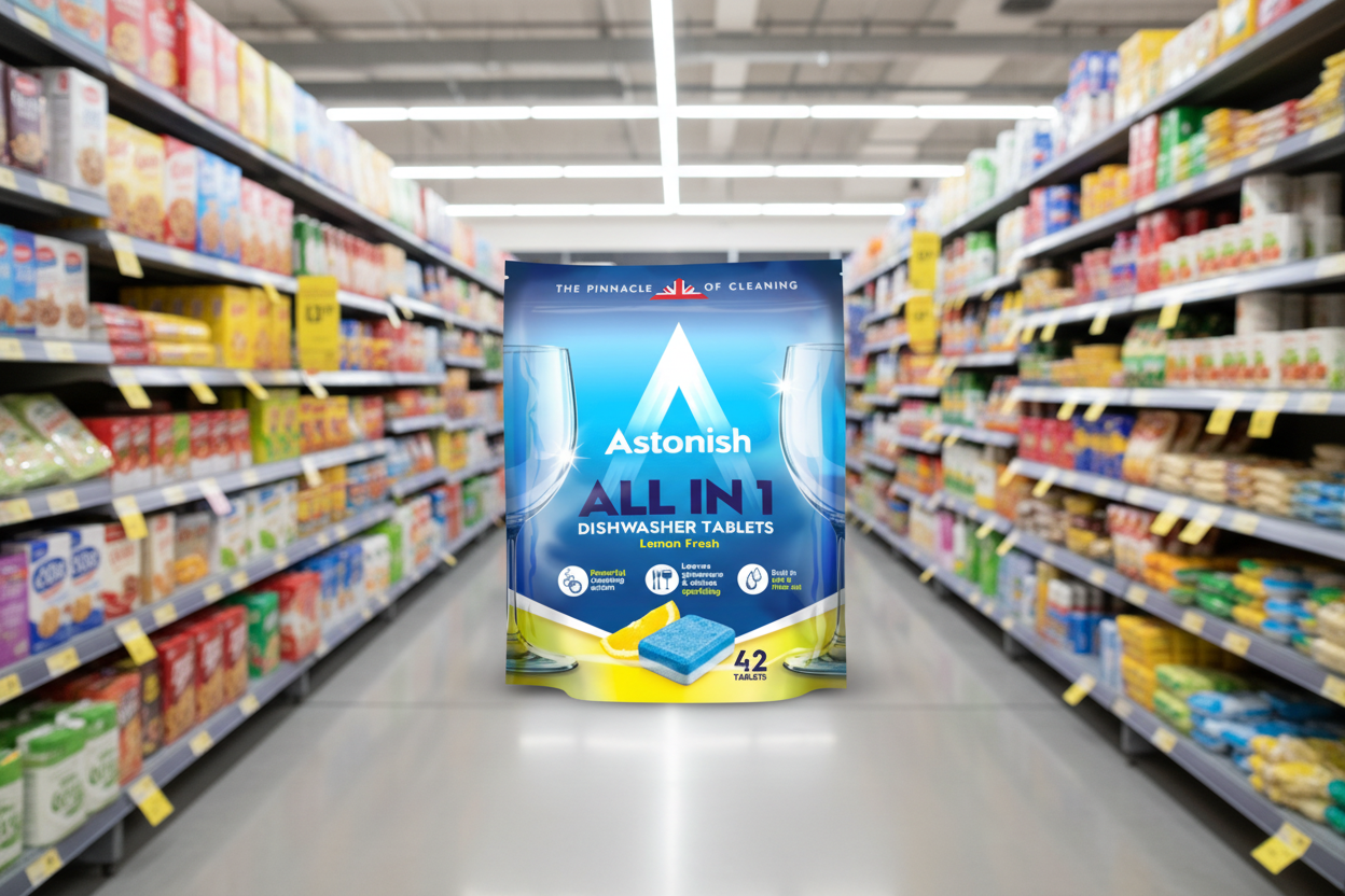 8 x Astonish All In One Dishwasher Tablets 42 Pack
