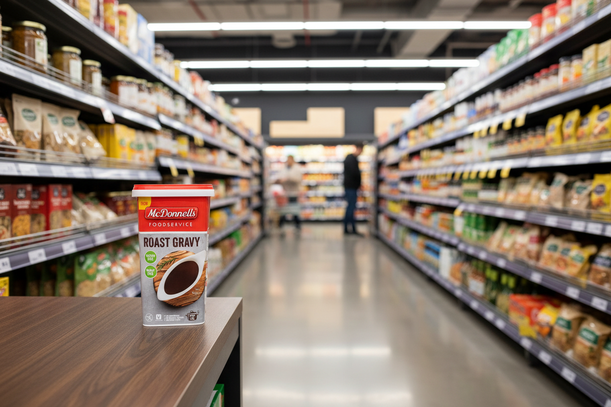 3 x Mcdonnells Foodservice Roast Gravy 1.14Kg