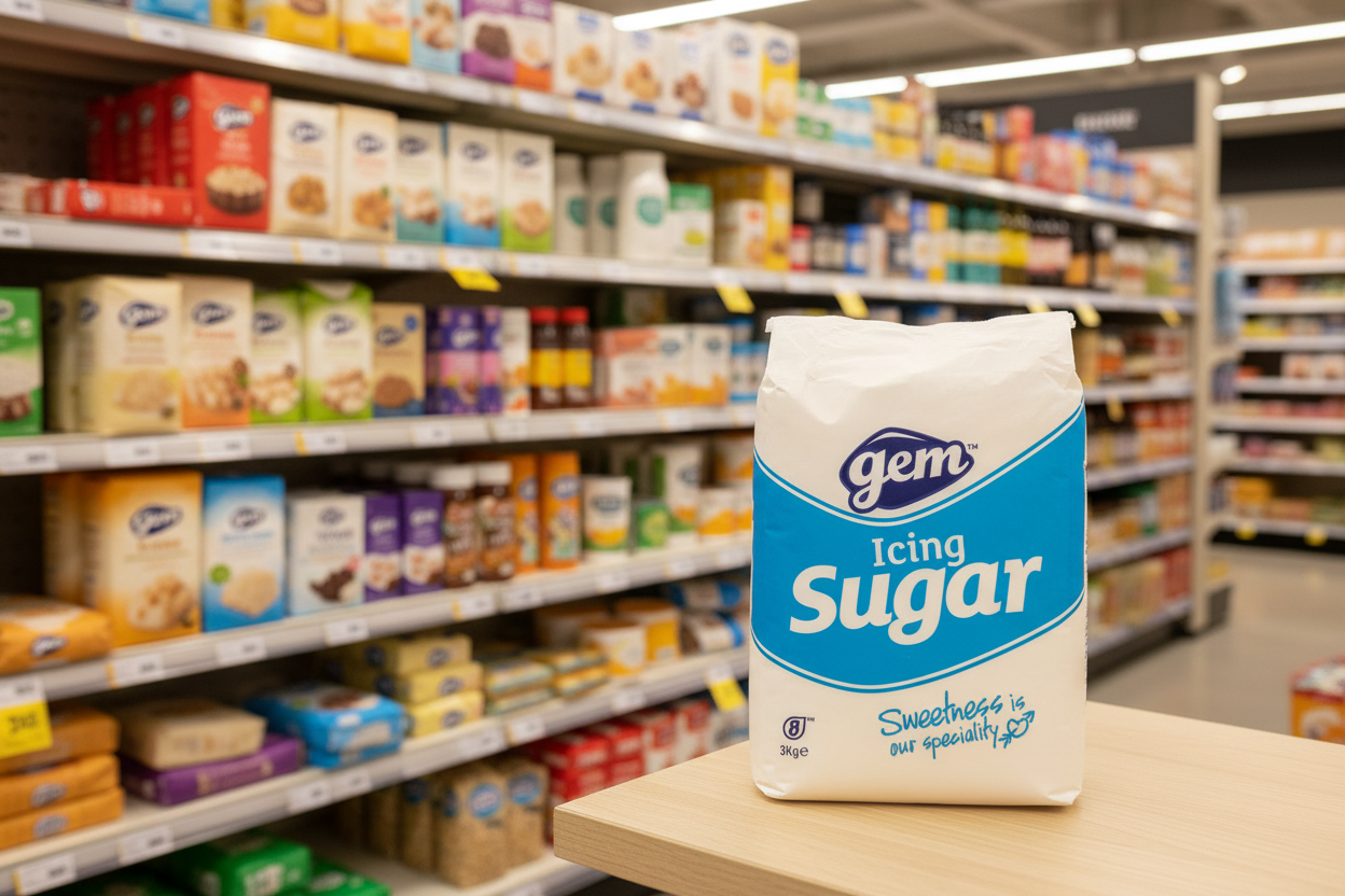 4 x Gem Icing Sugar 3Kg