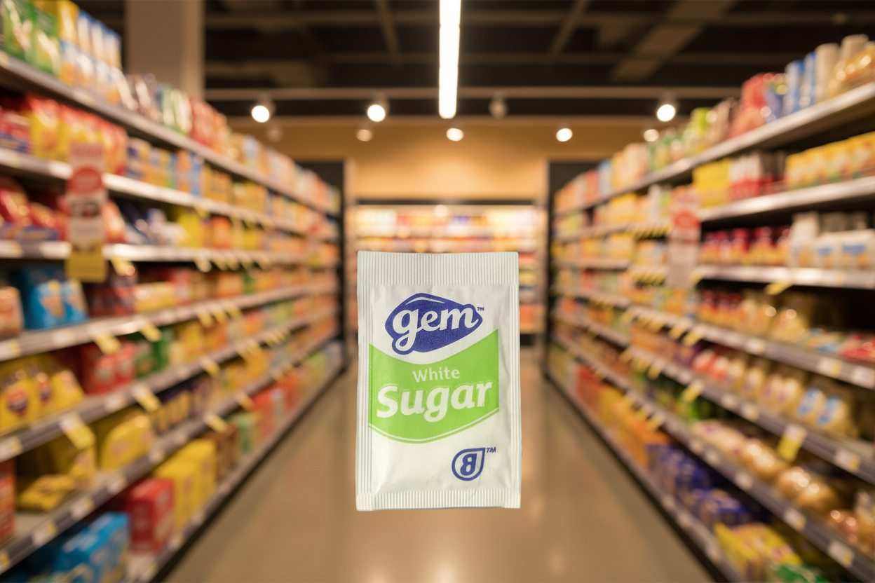 Gem Sugar White Sachets 2000 4Kg