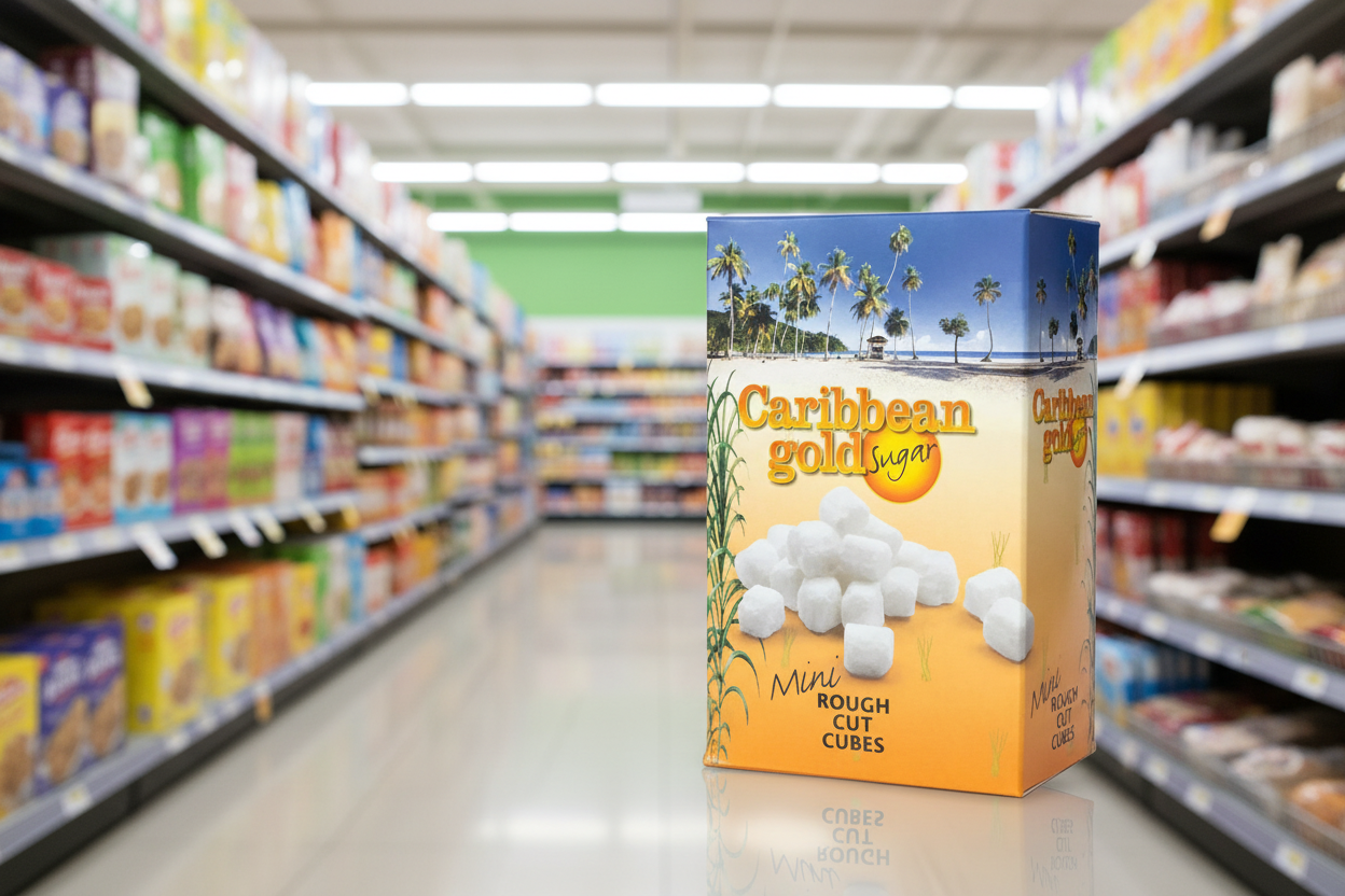 Caribbean Gold Sugar Cubes White 500G