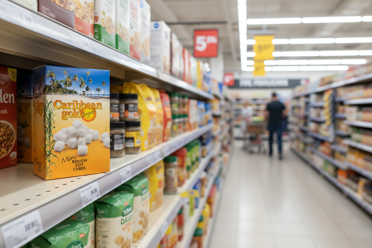 Caribbean Gold Sugar Cubes White 500G