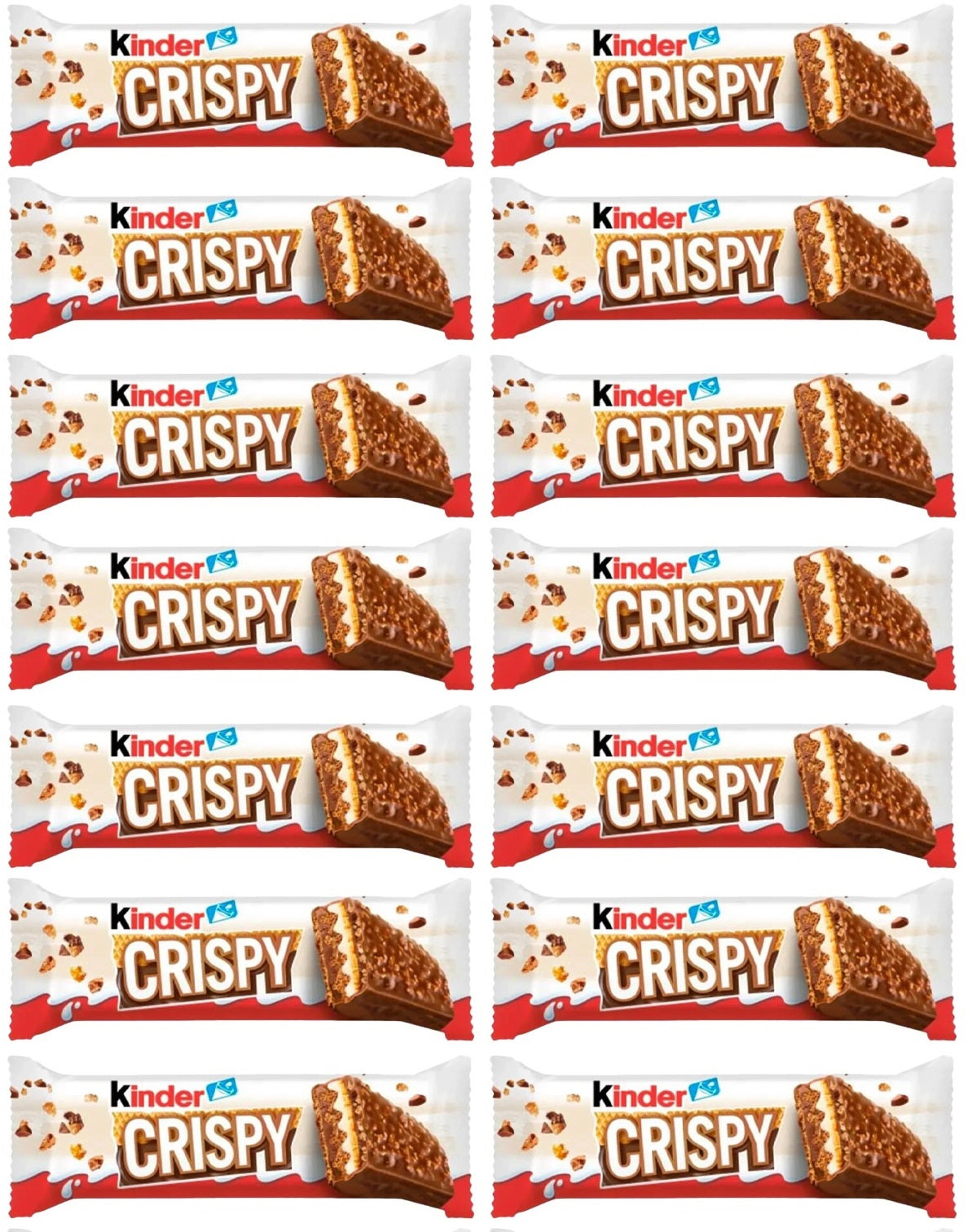 14 X Kinder Crispy Single - 34.5Gm