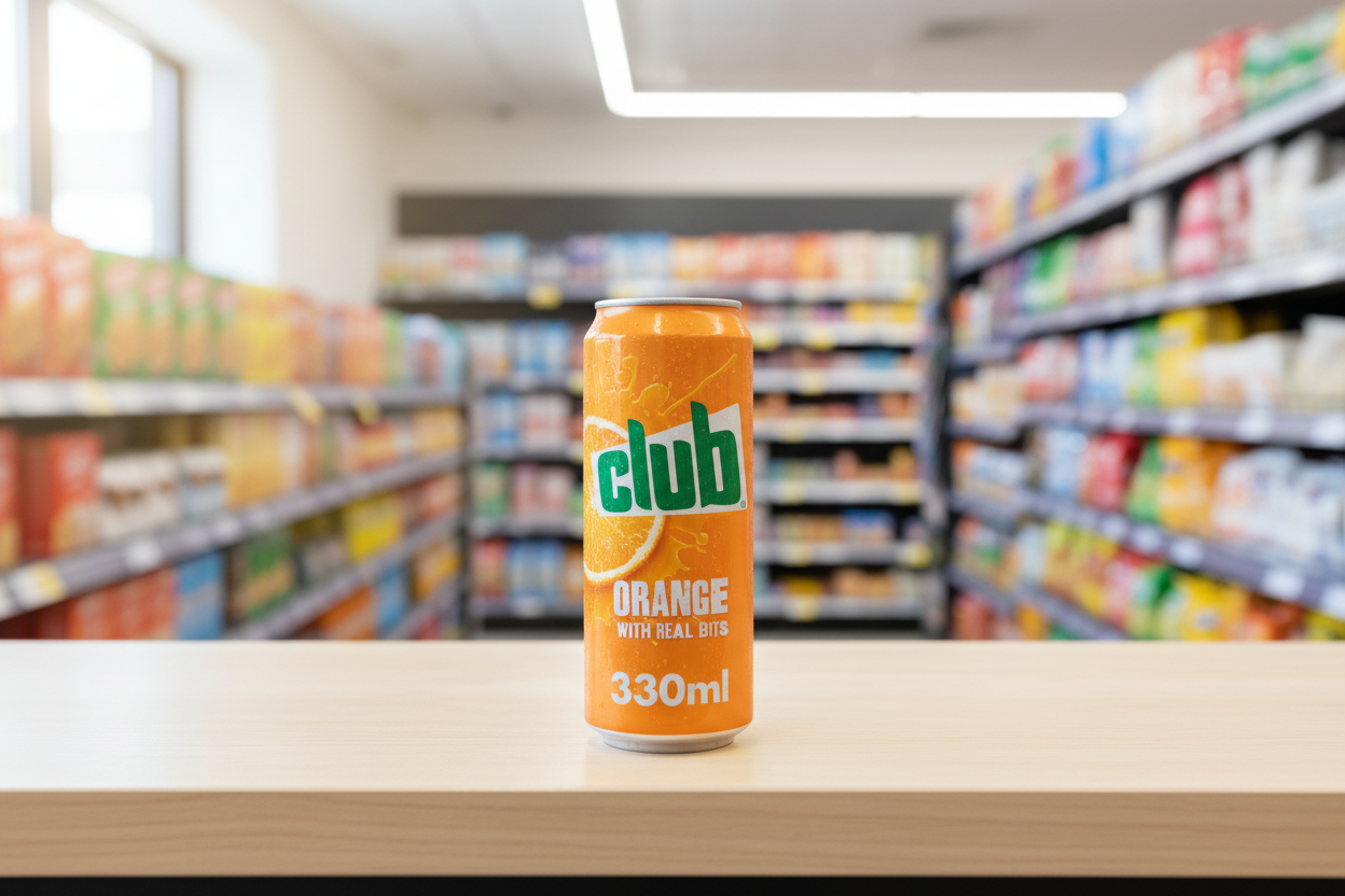 4 x Club Orange Cans 6X330Ml