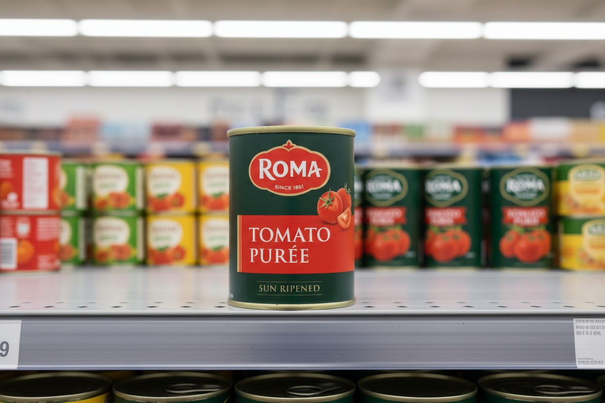 24 x Roma Tomatoe Puree Tin - 150G