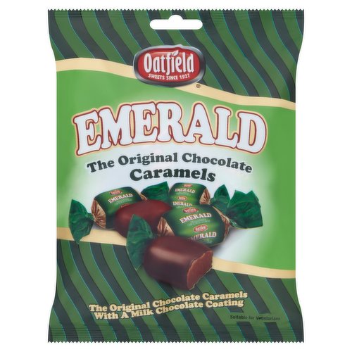 18 x Oatfield Emerald The Original Chocolate Caramels 135G
