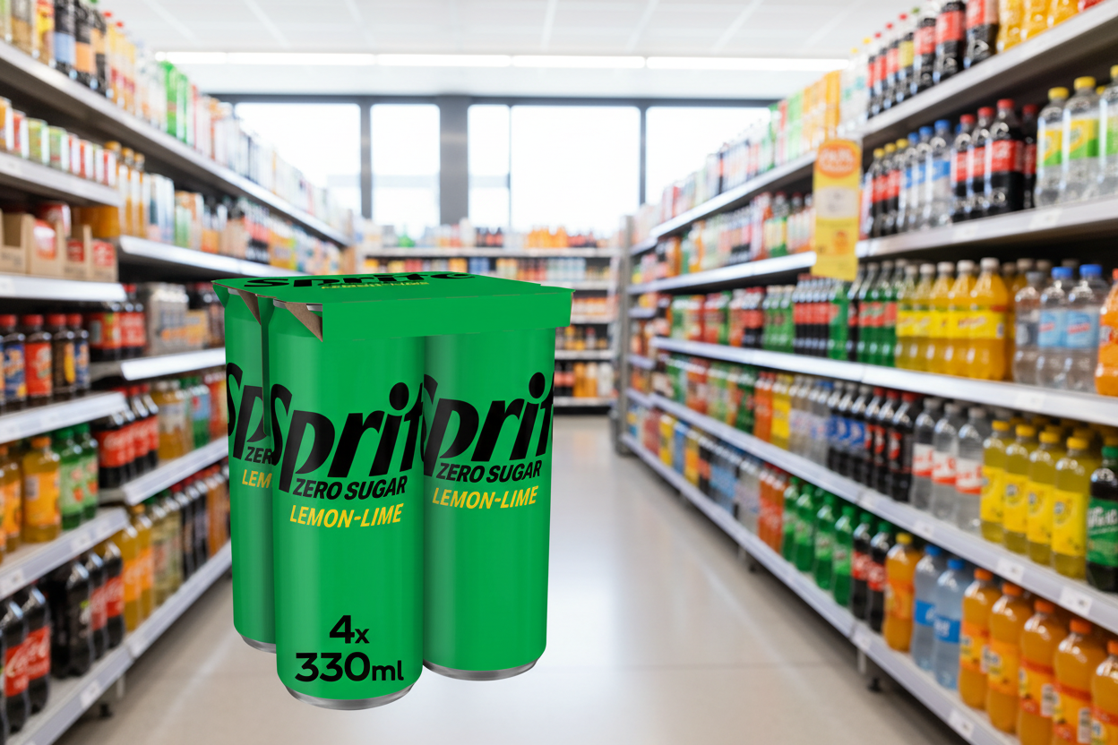 6 x Sprite Lemon-Lime No Sugar 4 X 330Ml