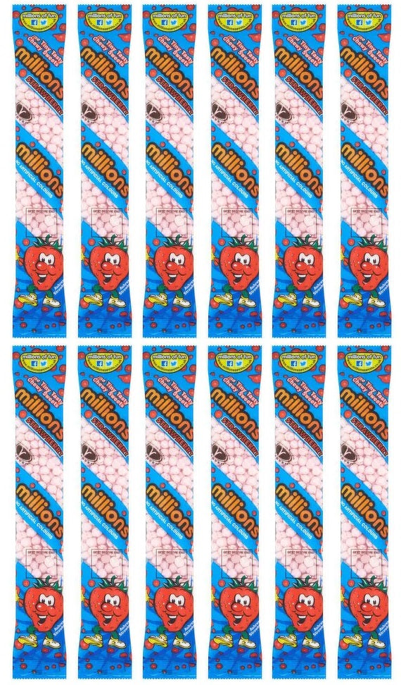 12 x Millions Strawberry 55G