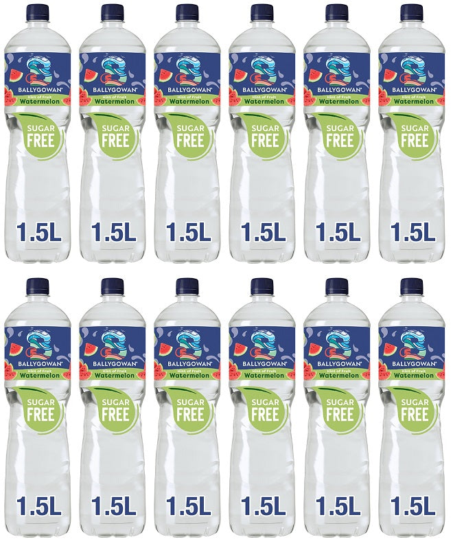 12 x Ballygowan Hint Of Fruit Watermelon 1.5L