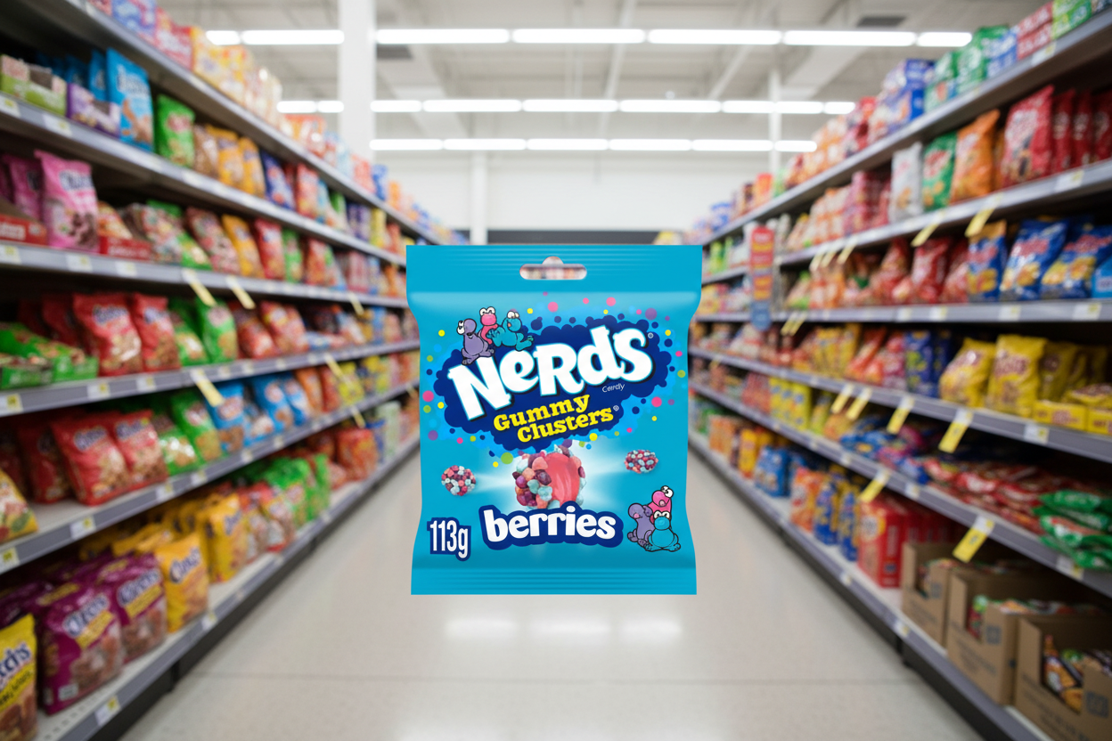 10 x Nerds Berries Fruit-Flavour Candy Gummy Clusters 113G