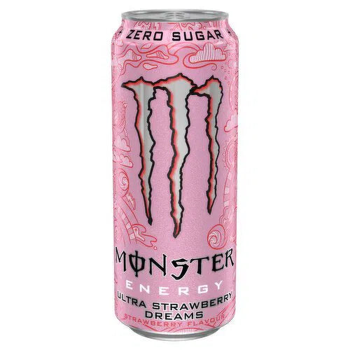 12 x Monster Strawberry Flavour Energy 500Ml