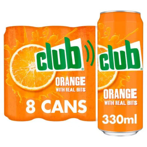 4 x Club Orange Can 8 X 330Ml