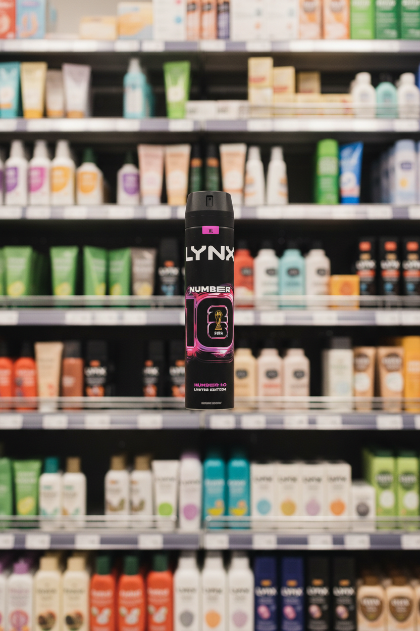 6 X Lynx Body Spray Fifa Number 10 - 150Ml