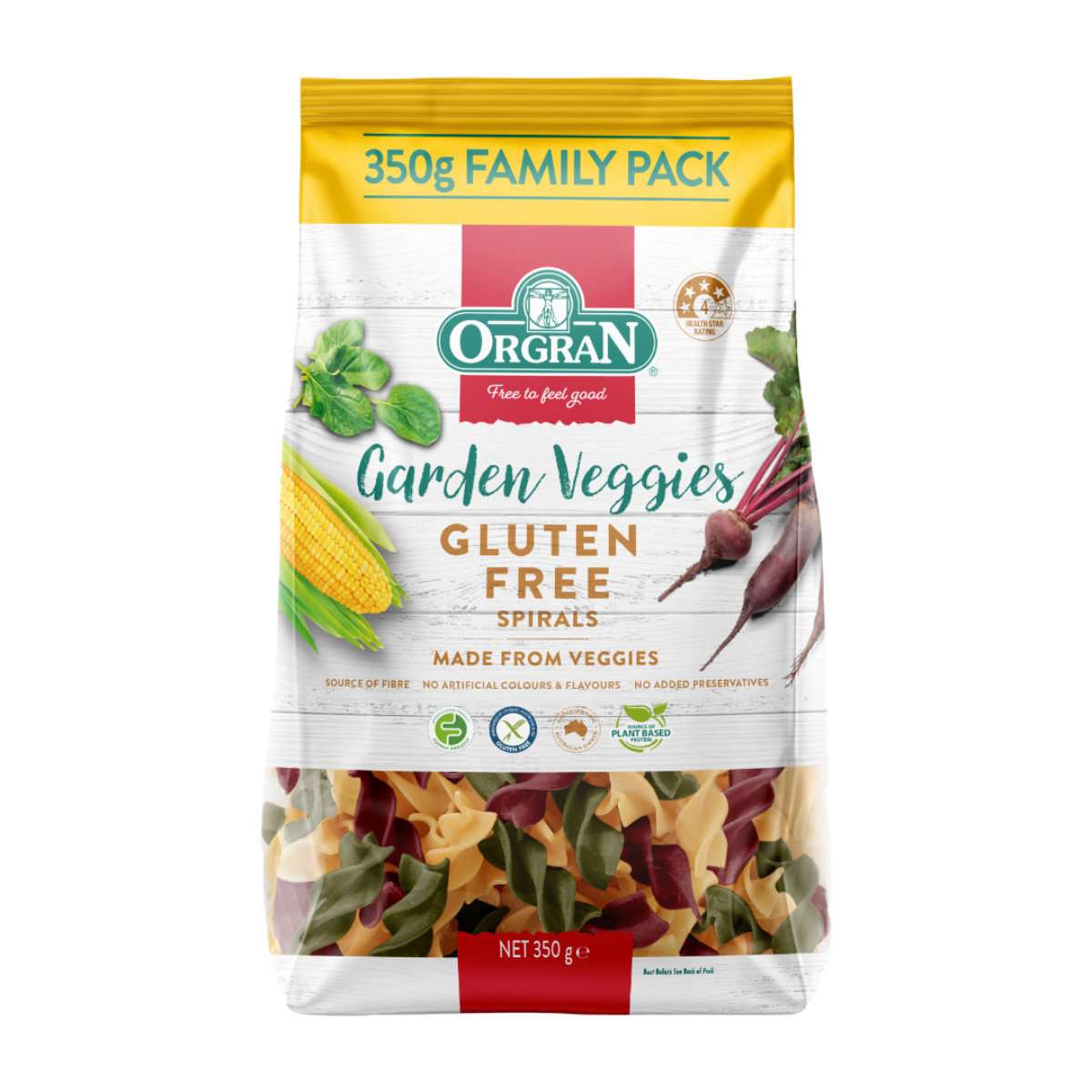 Orgran Garden Veggies Spirals - 350g
