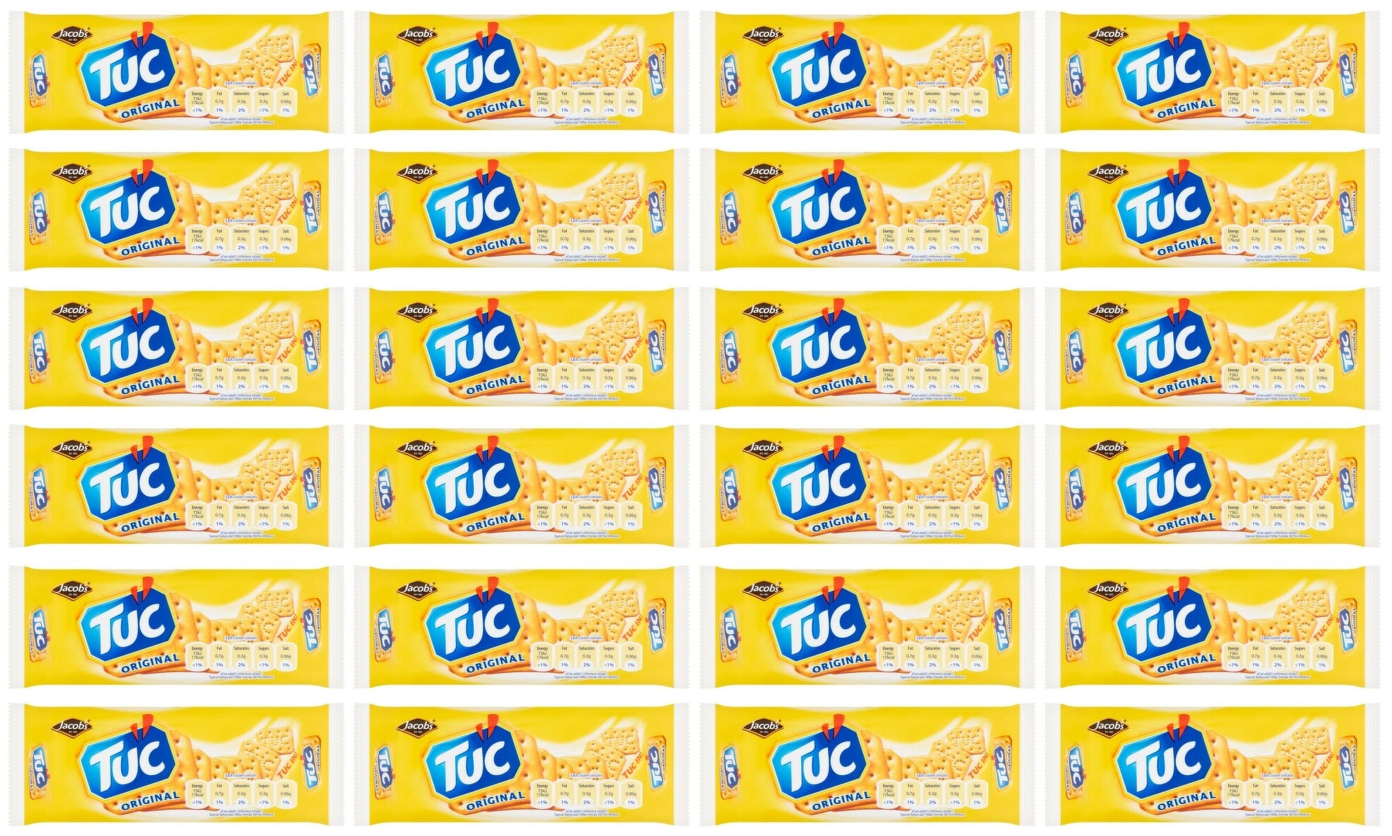 24 x Jacobs Original Tuc 100G