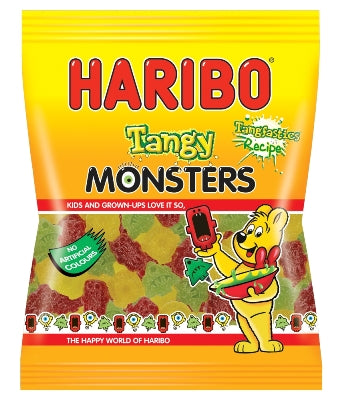 12 X Haribo Monsters Zing Share Size Sweets Bag 140GM