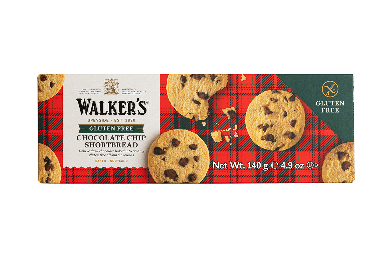 Walker's Shortbread GF Choc Chip Shortbread - 140g