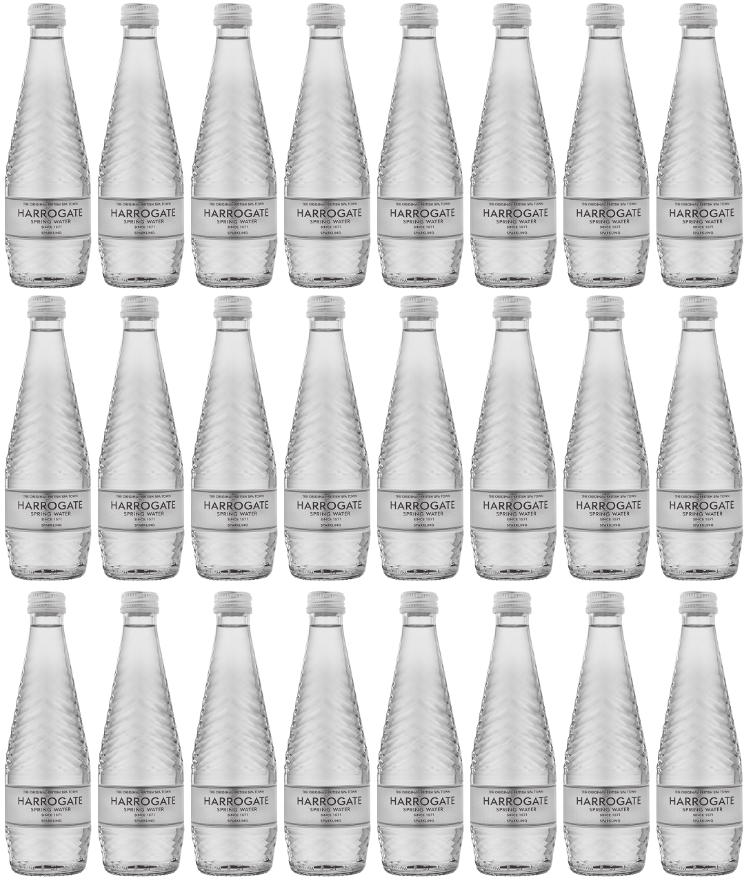 24 x Harrogate Water Glass sparkling water - 330ml