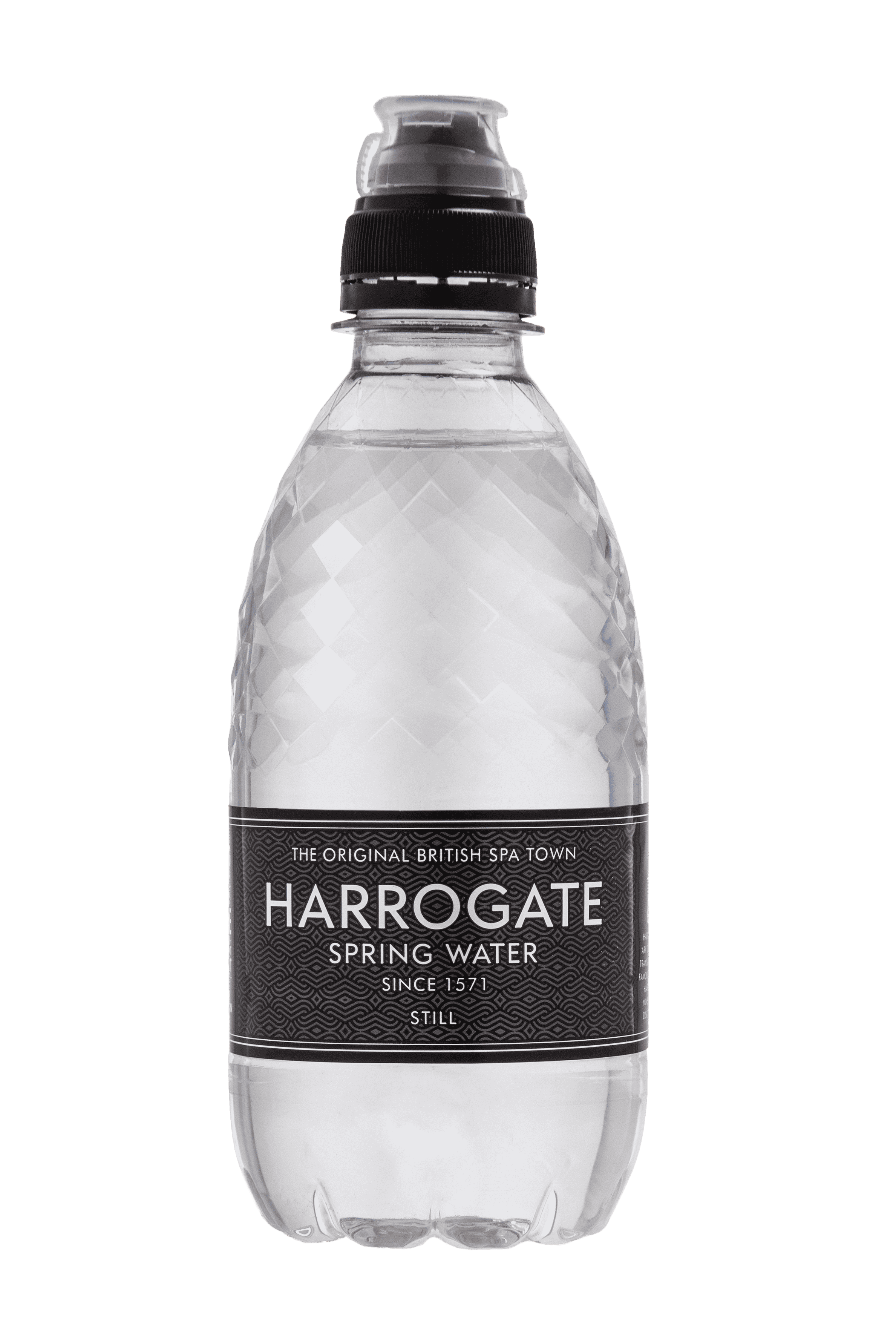 30 x Harrogate Water PET sports cap water - 330ml