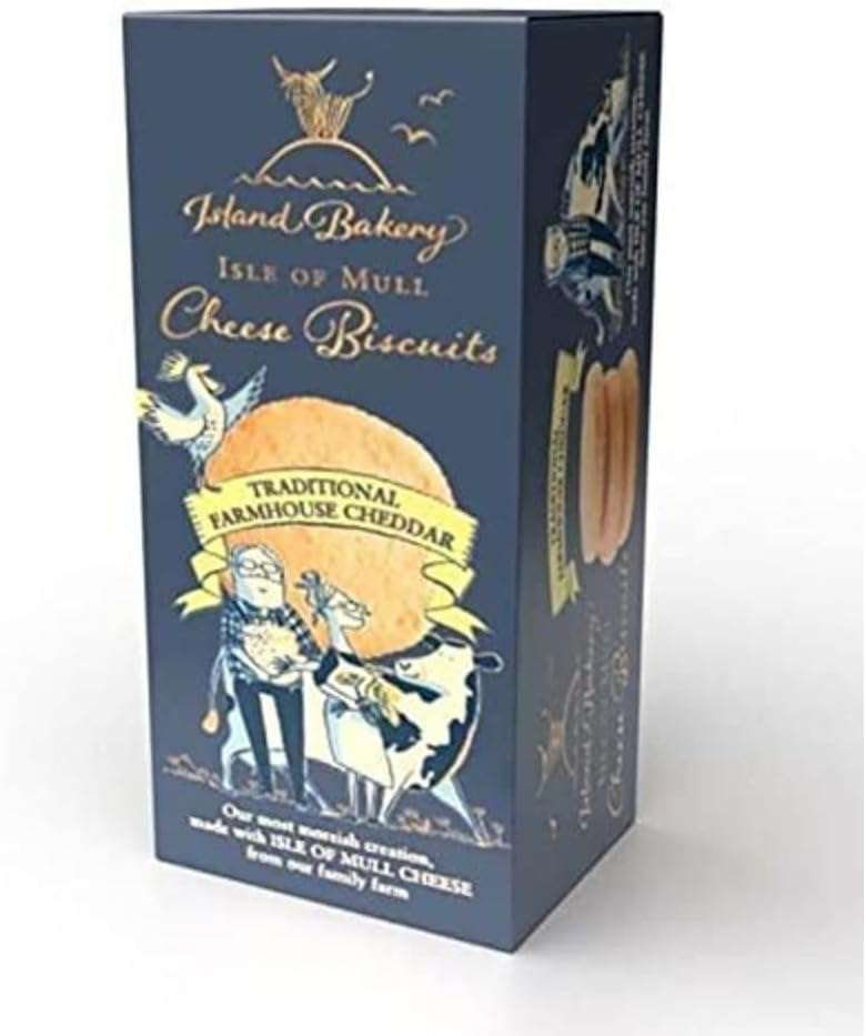 Island Bakery Isle of Mull Cheese Biscuits Cheddar - 100g