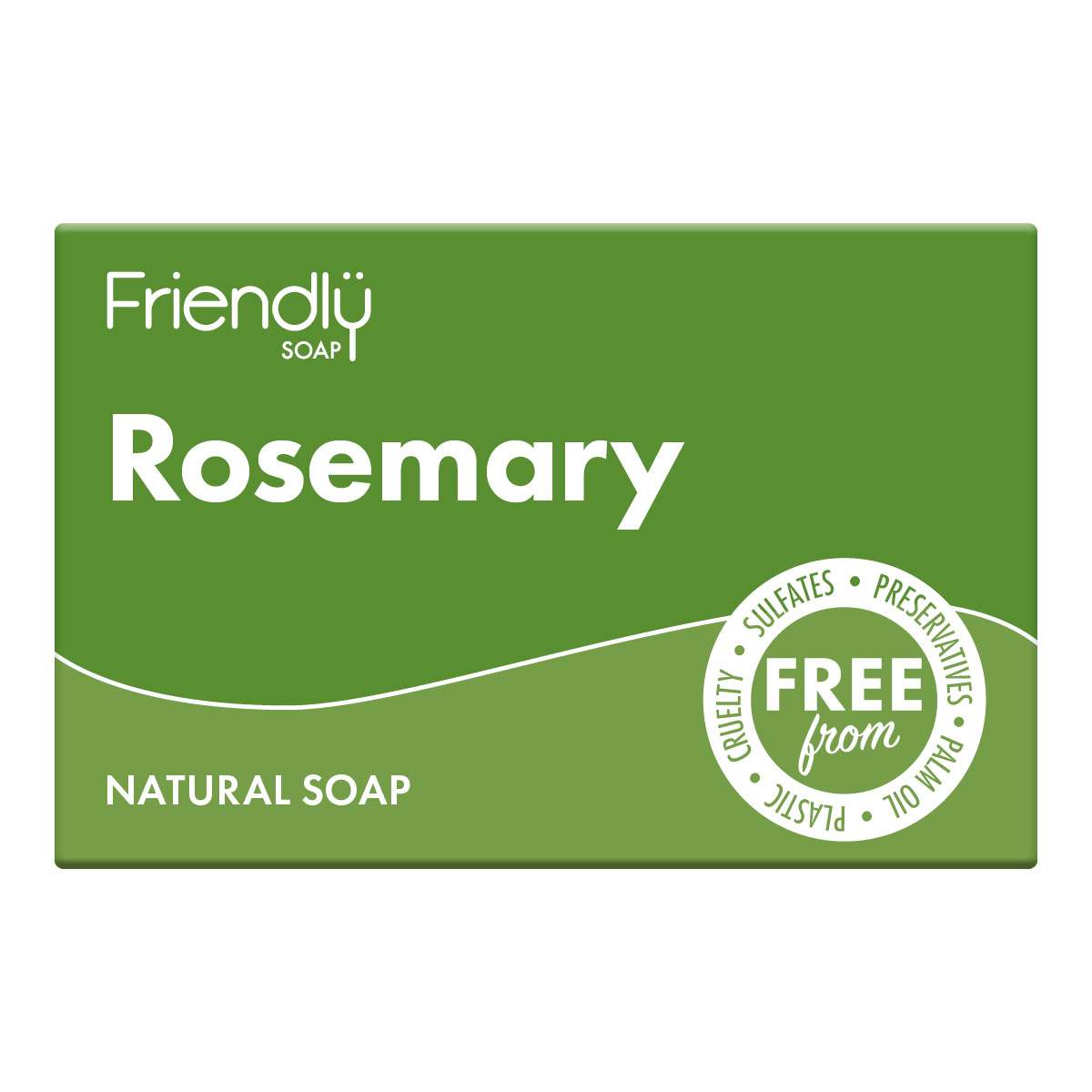 6 x Friendly Soap Rosemary Soap - 95g