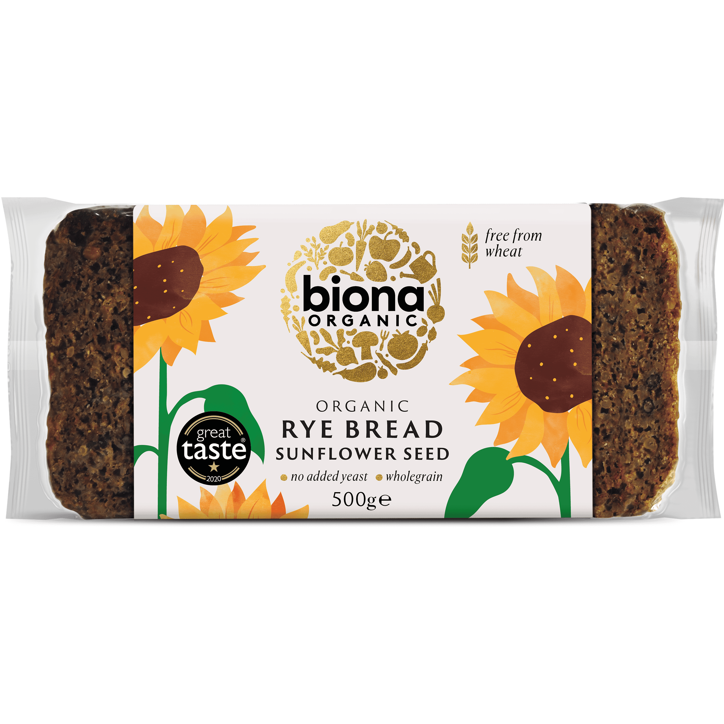 Biona Organic Rye Bread - Sunflower Seed - 500g