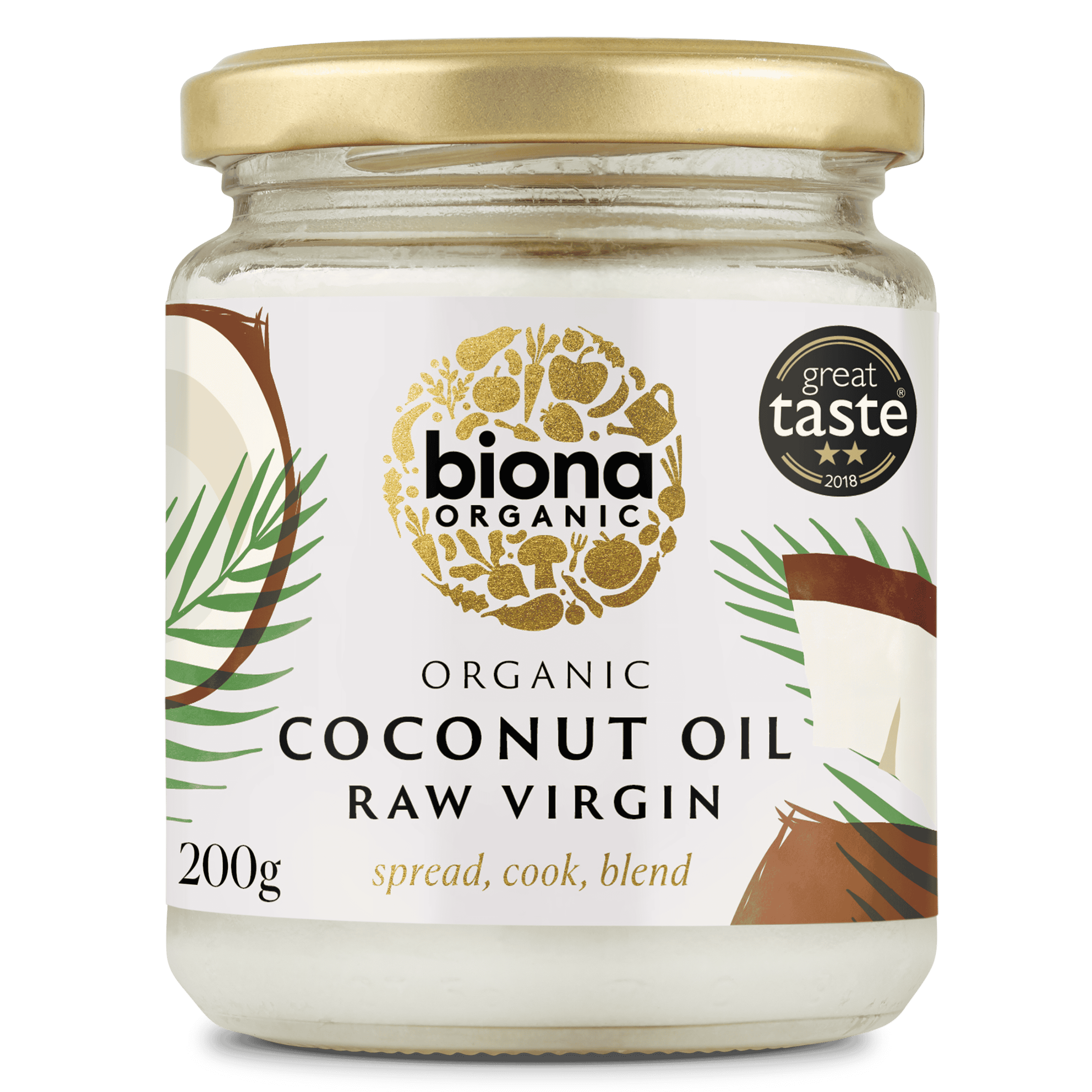 Biona Organic Raw Virgin Coconut Oil - 200g