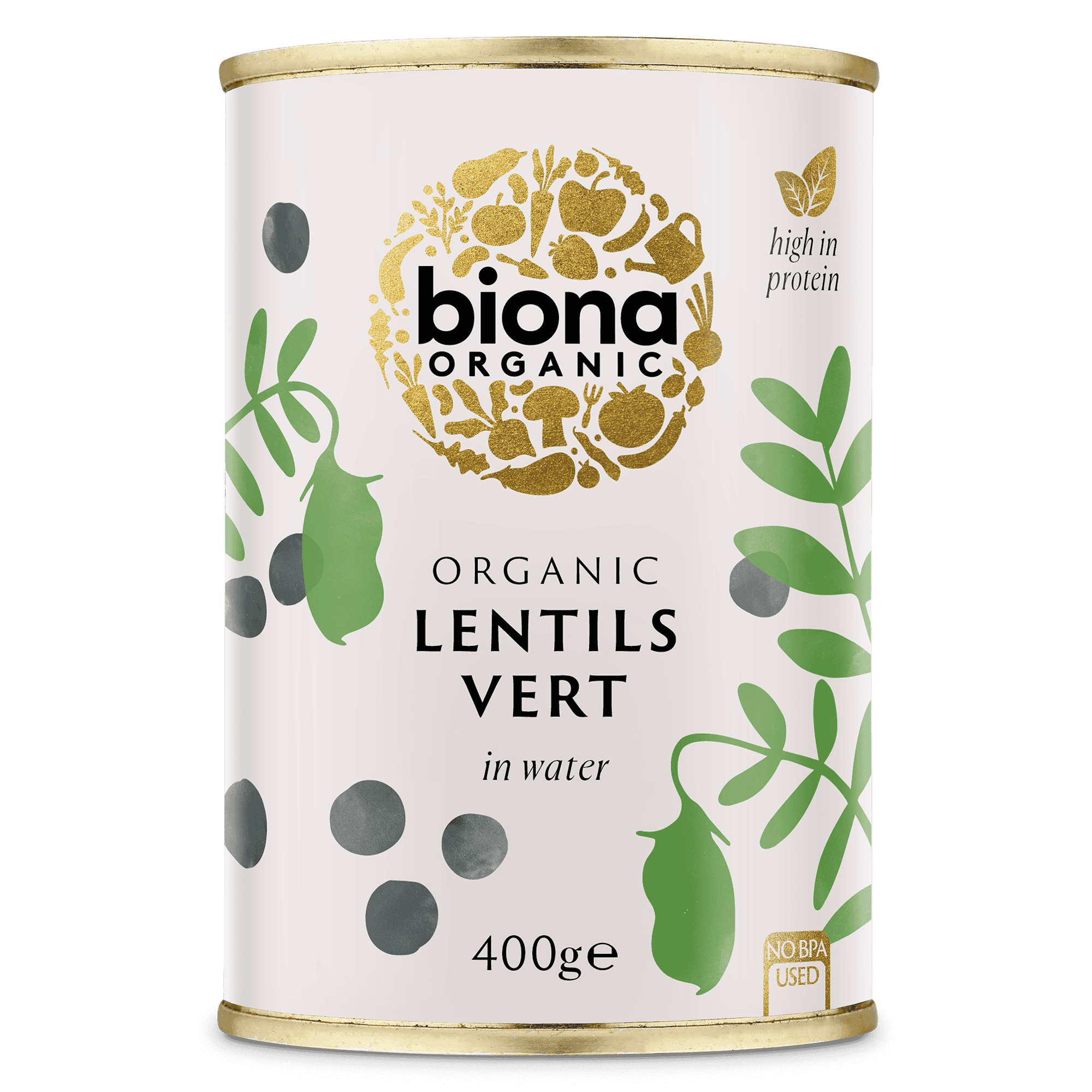 Biona Organic Lentils Vert - 400g