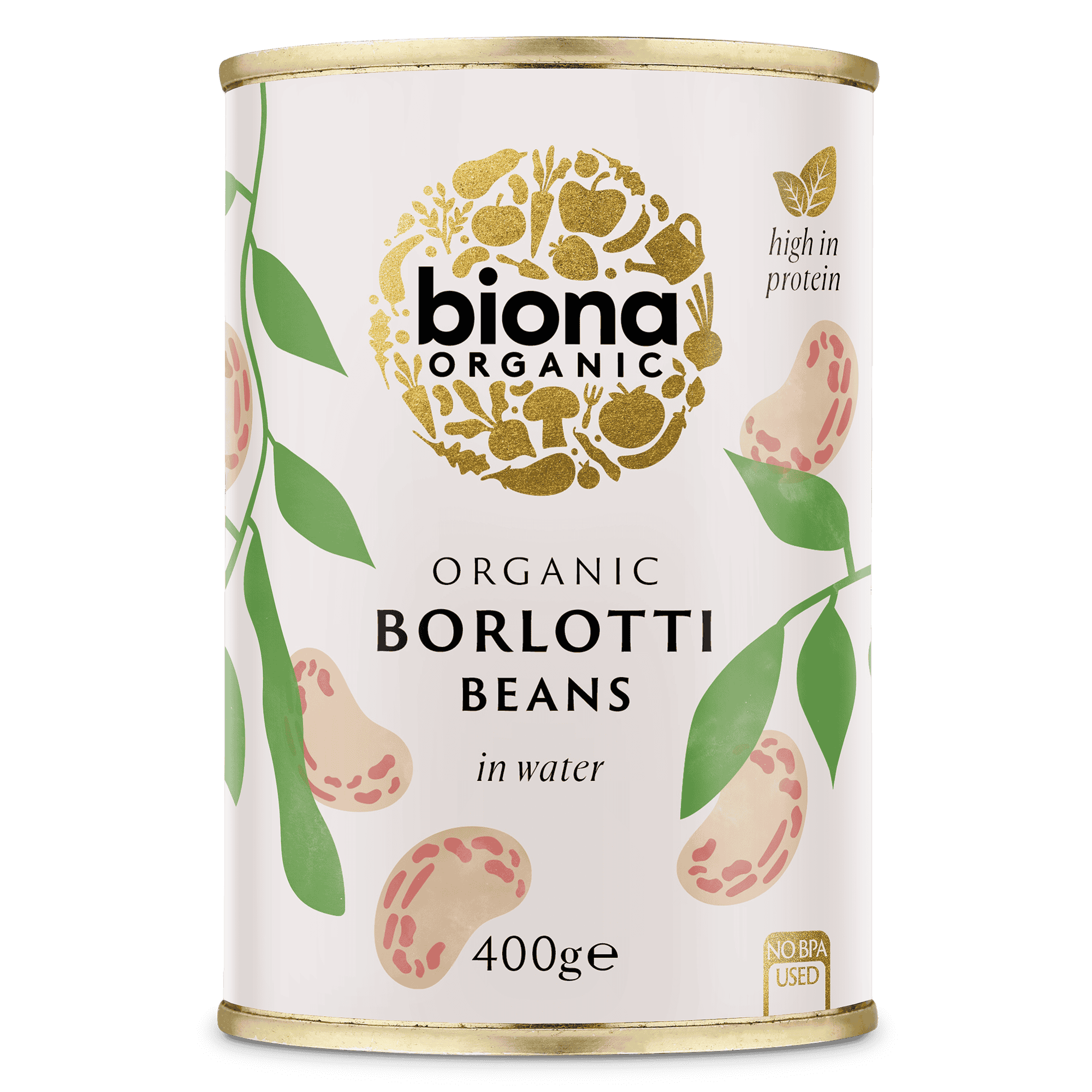 Biona Organic Borlotti Beans - 400g