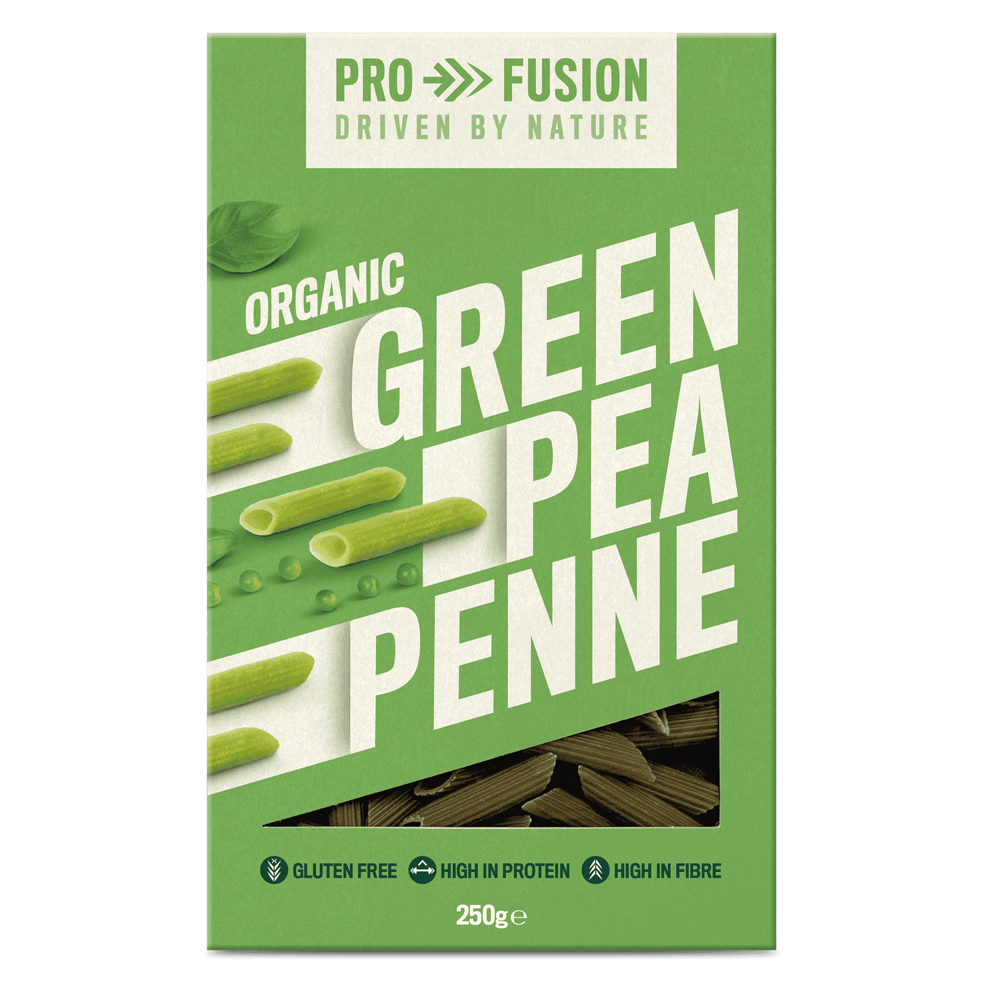 Profusion Organic Green Pea Penne - GF - 250g