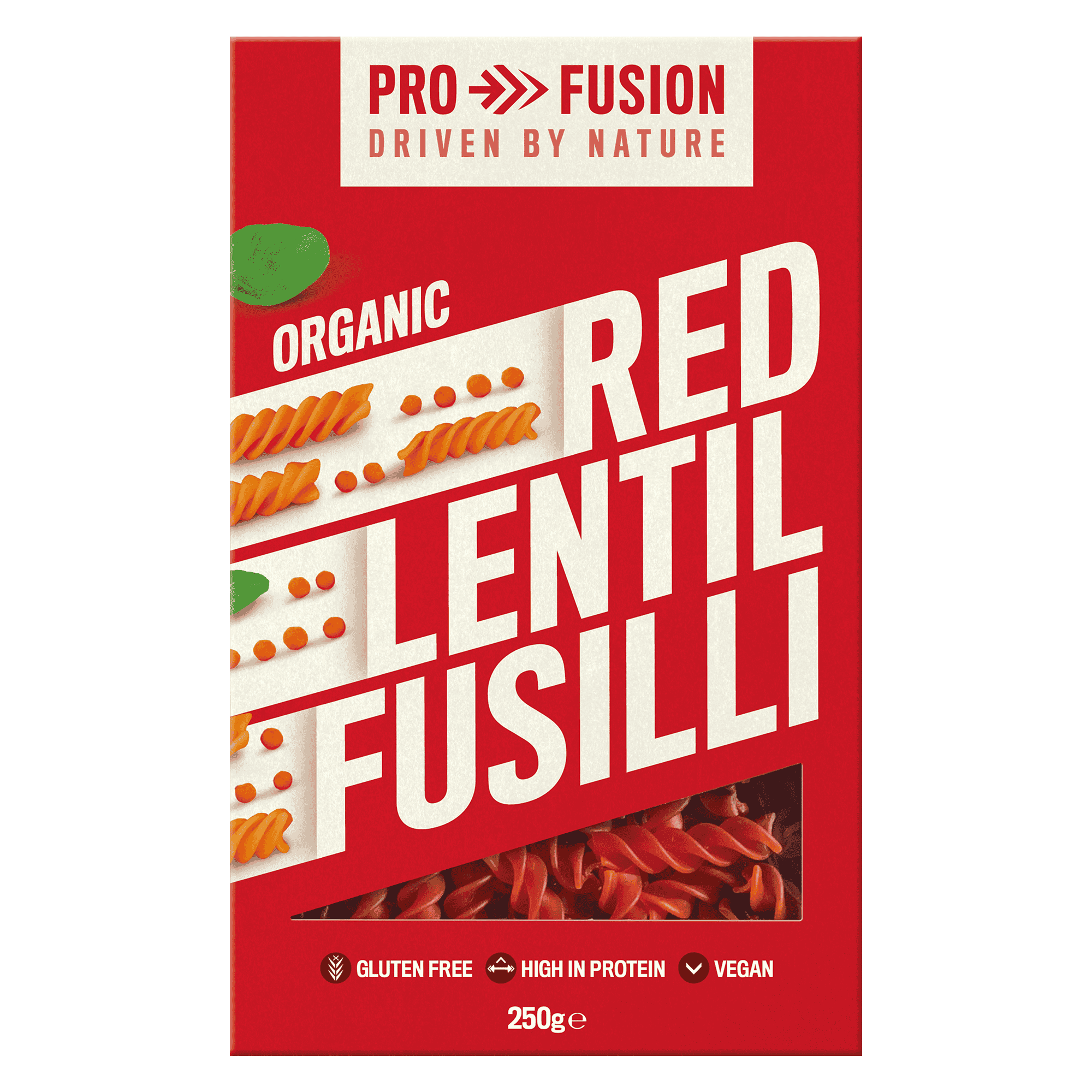 Profusion Organic Red Lentil Fusilli GF - 250g