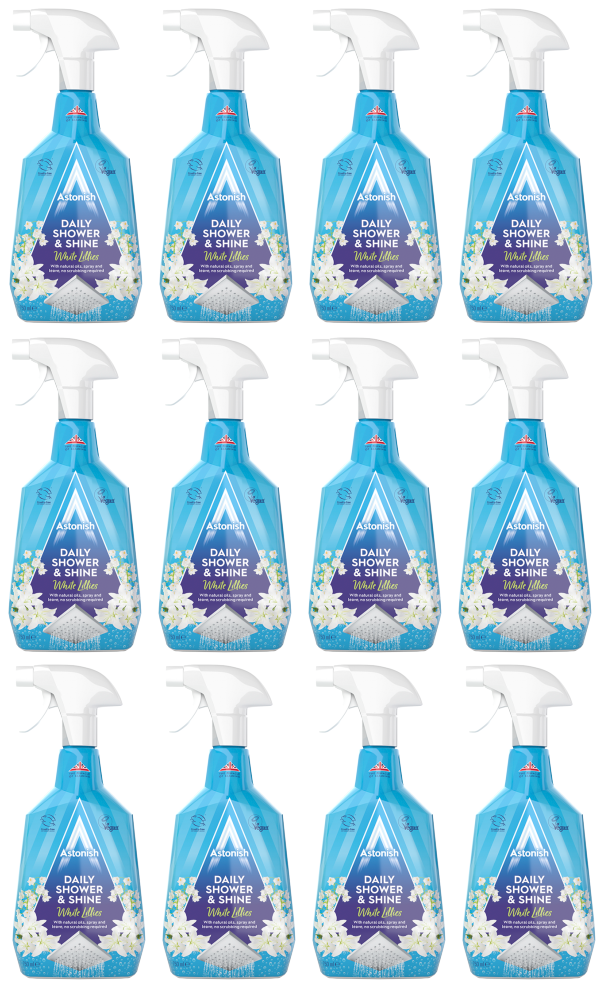 12 x Astonish Daily Shower Shine 750Ml