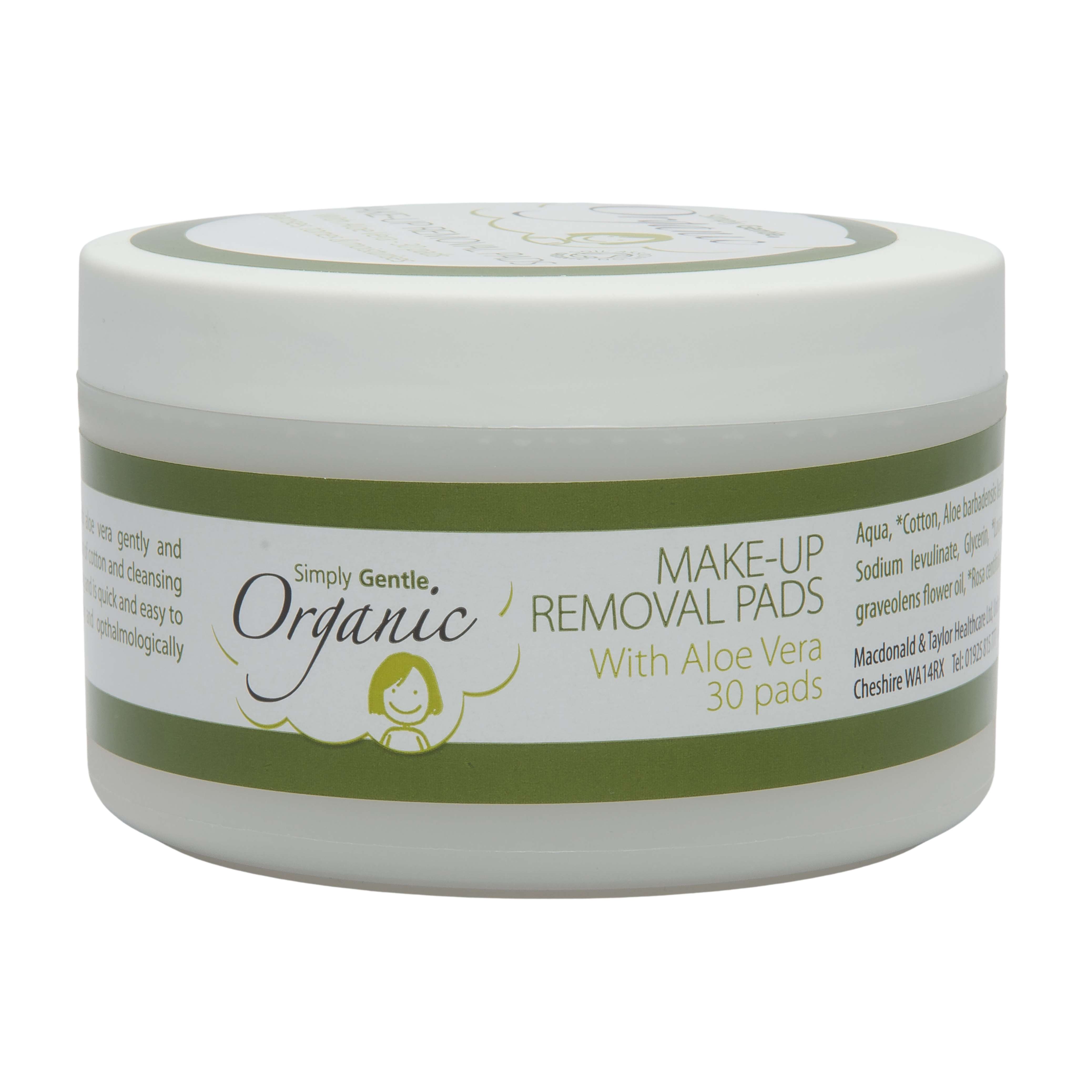 Simply Gentle Organic Lotion Pads - 30pc