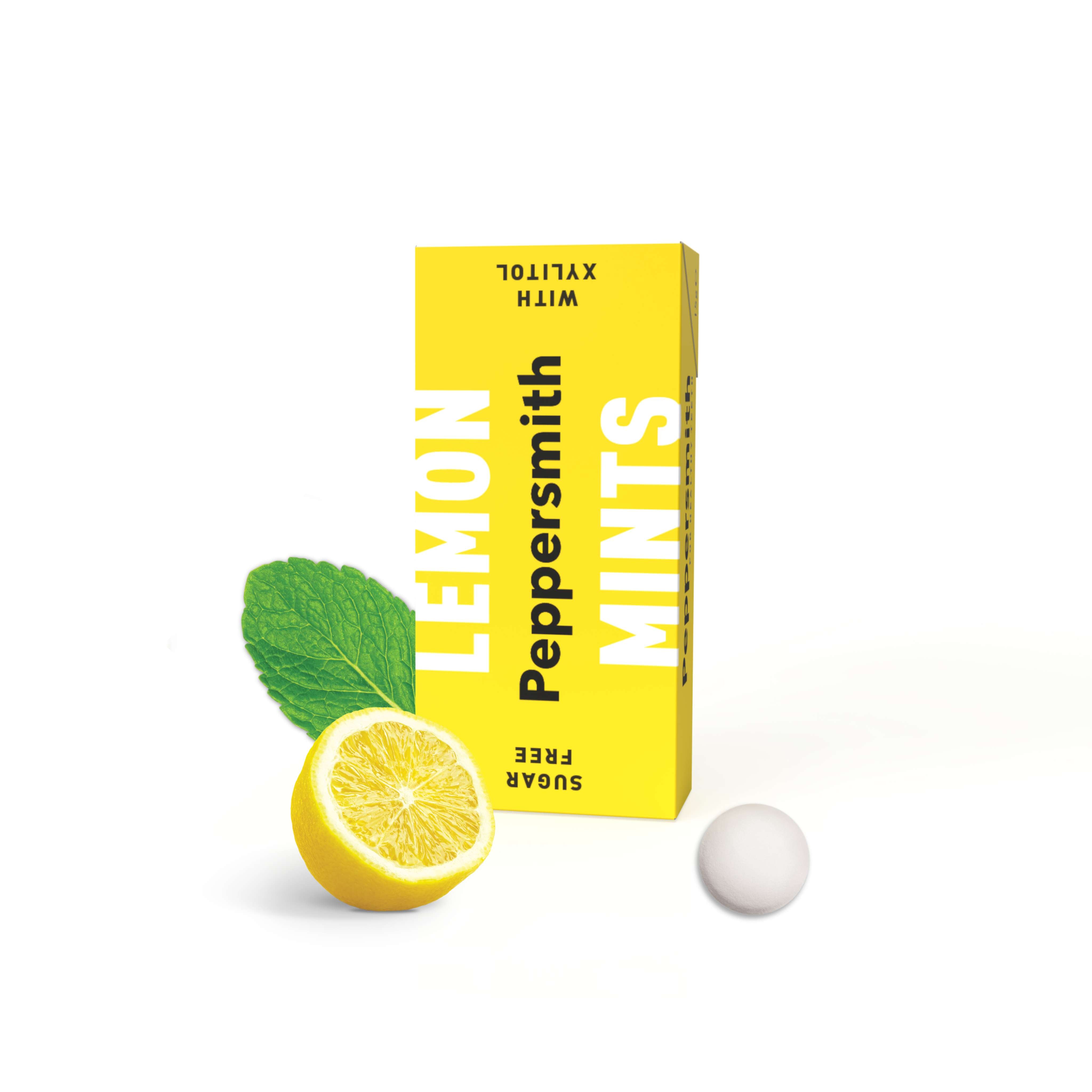12 x Peppersmith Lemon Mints - 15g