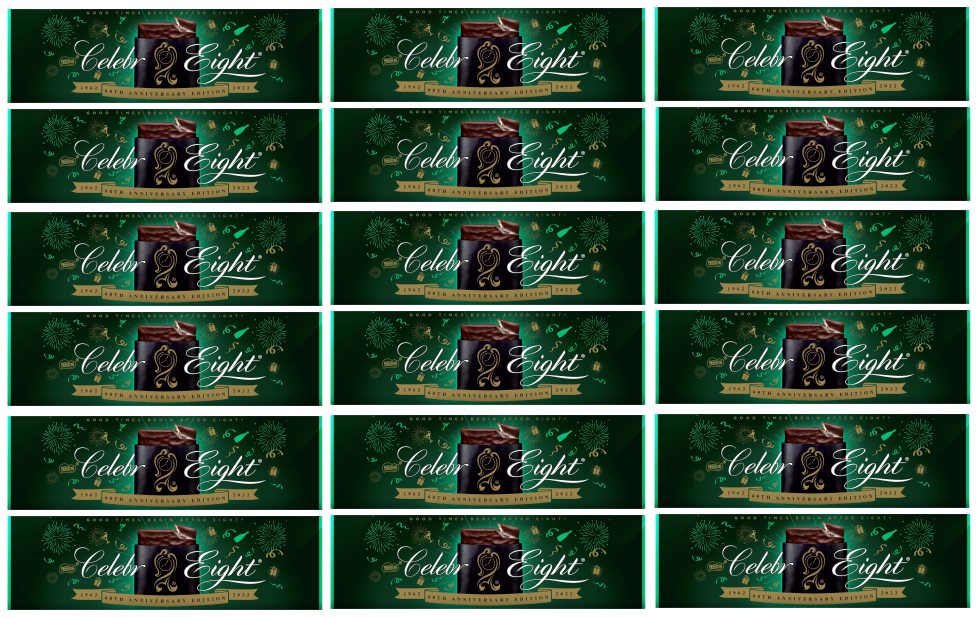 18 x After Eight Dark Mint Chocolate Box - 300G