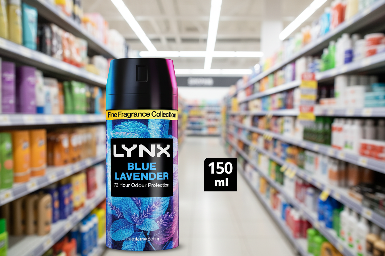 6 x Lynx Blue Lavender Kenobi Uk Bodyspray 150Ml