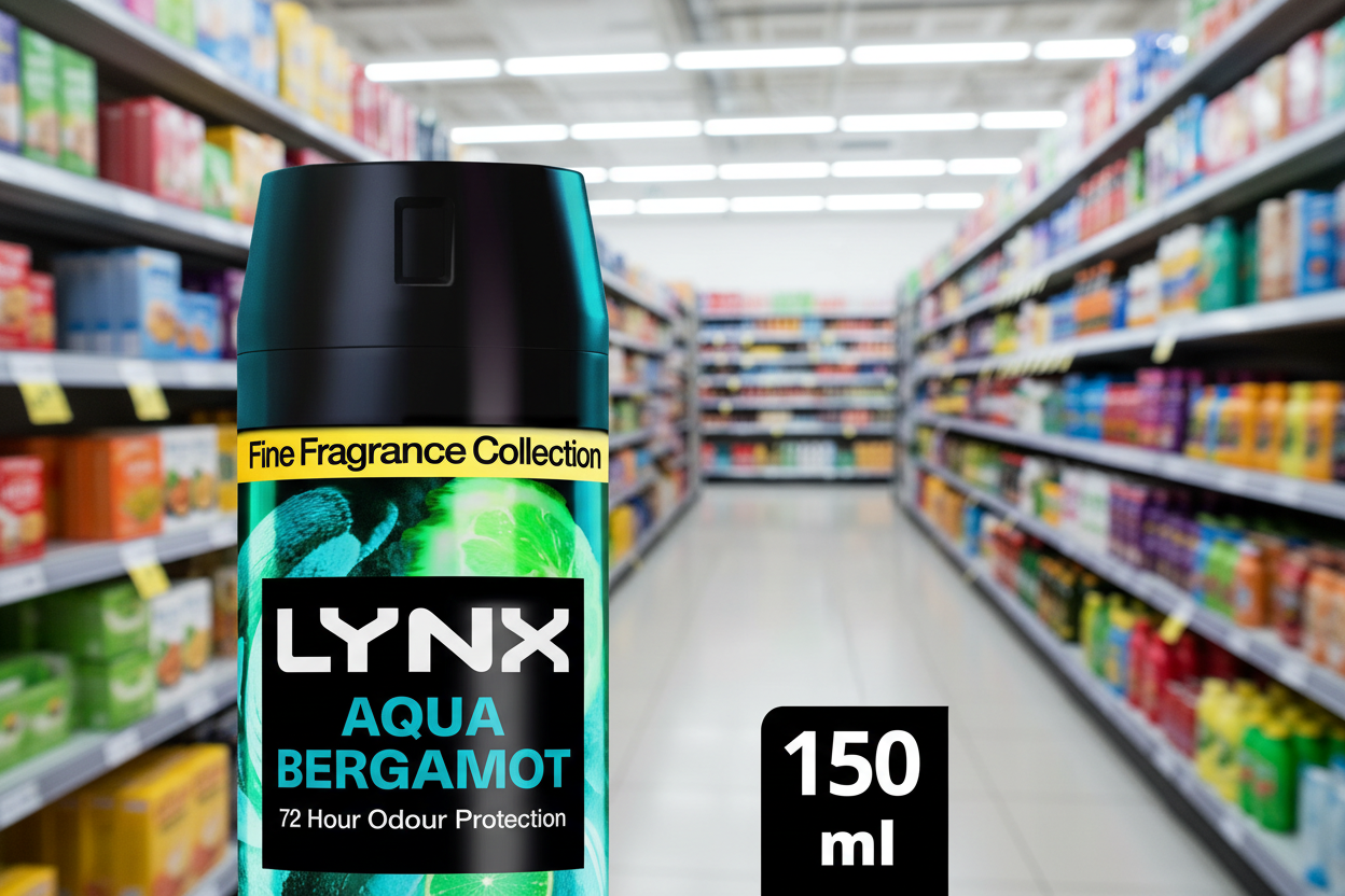 6 x Lynx Aqua Bergam Kenobi Uk Bodyspray 150Ml