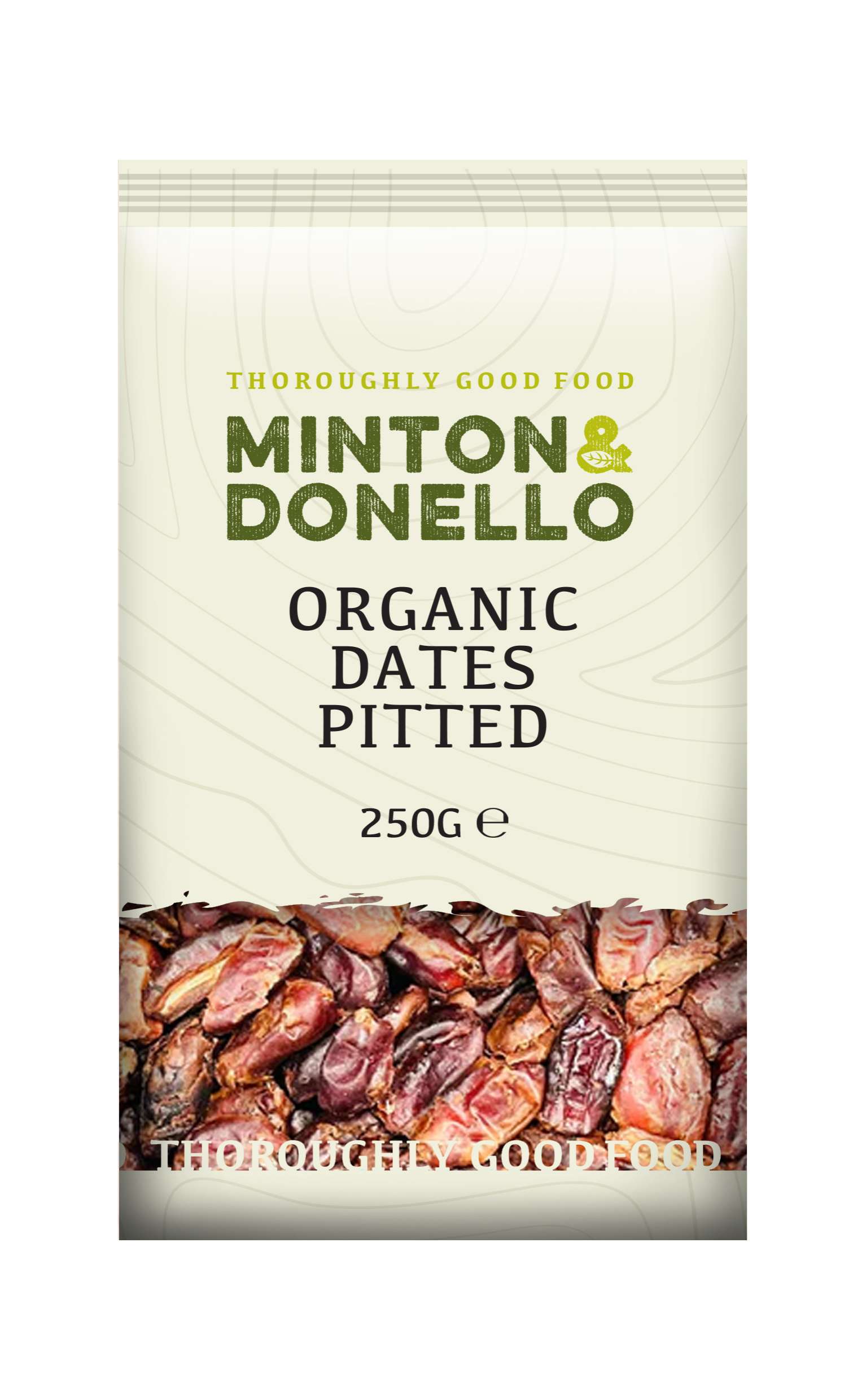 6 x Minton & Donello Organic Dates Pitted - 250g