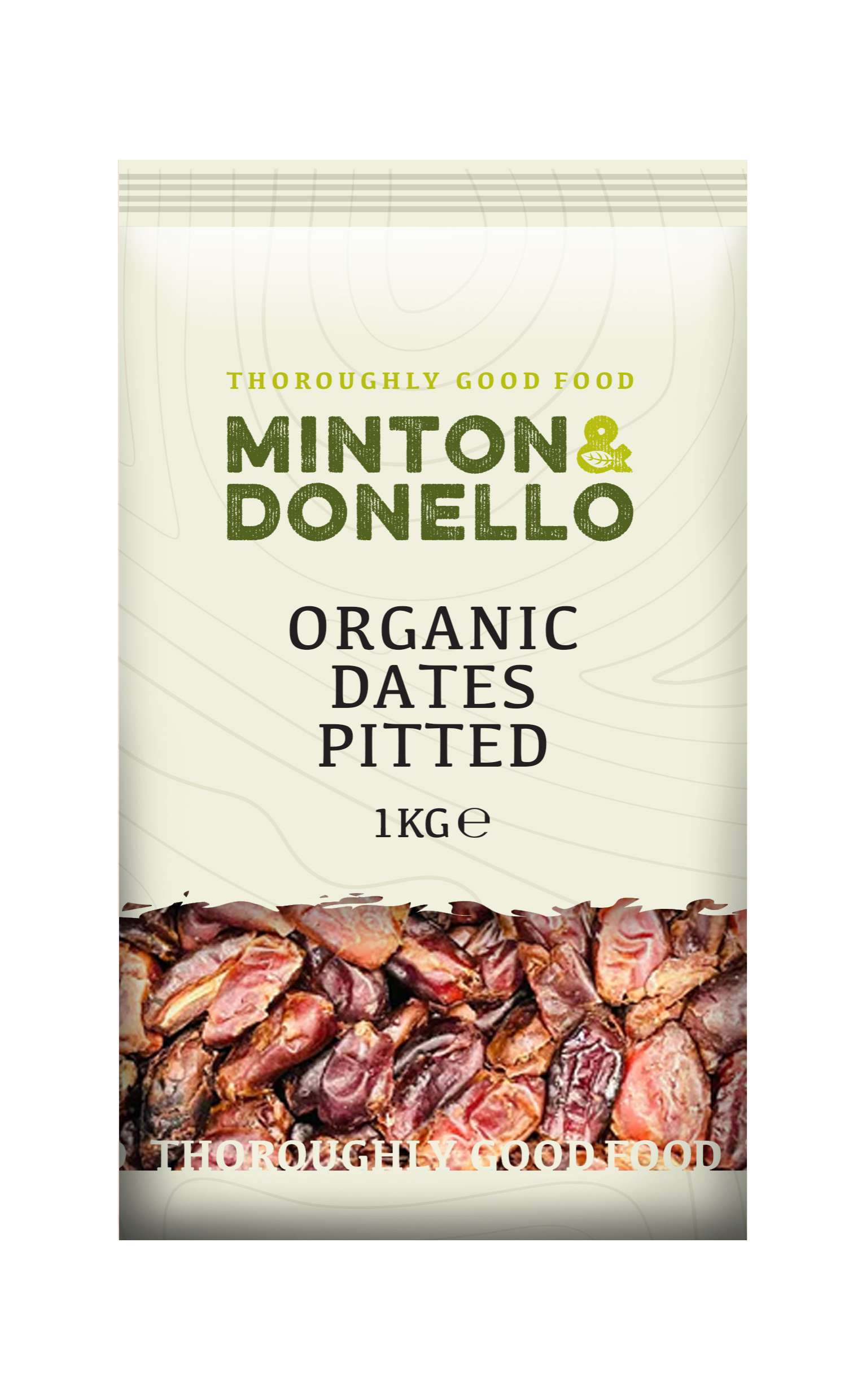 6 x Minton & Donello Organic Pitted Dates - 1000g