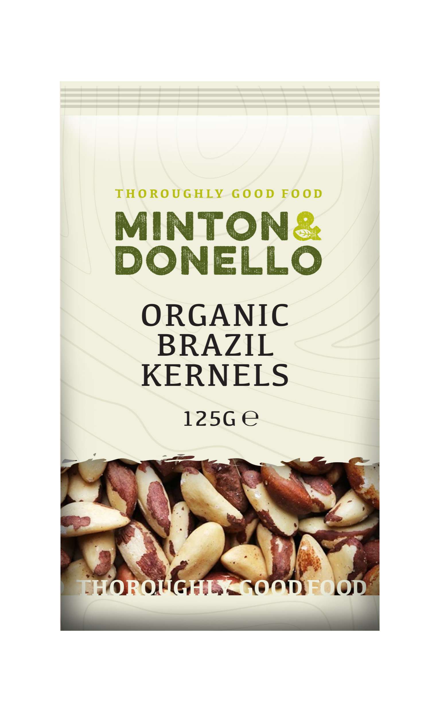 6 x Minton & Donello Organic Brazil Kernels - 125g