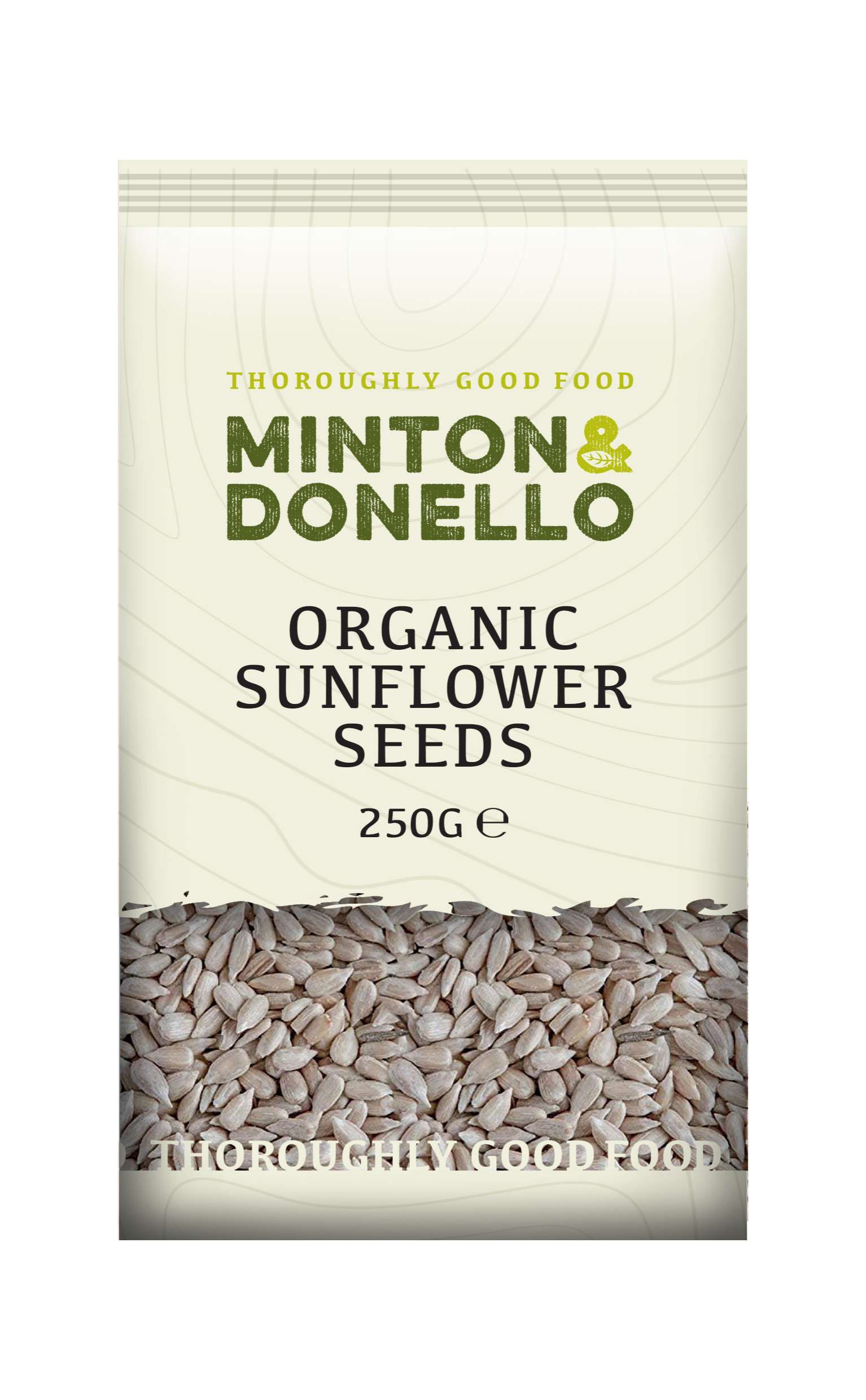 6 x Minton & Donello Organic Sunflower Seeds - 250g