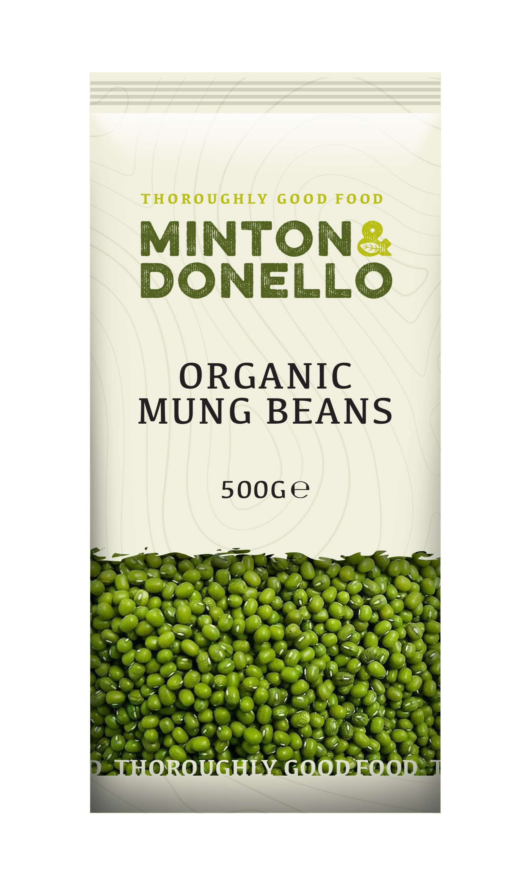 6 x Minton & Donello Organic Mung Beans - 500g