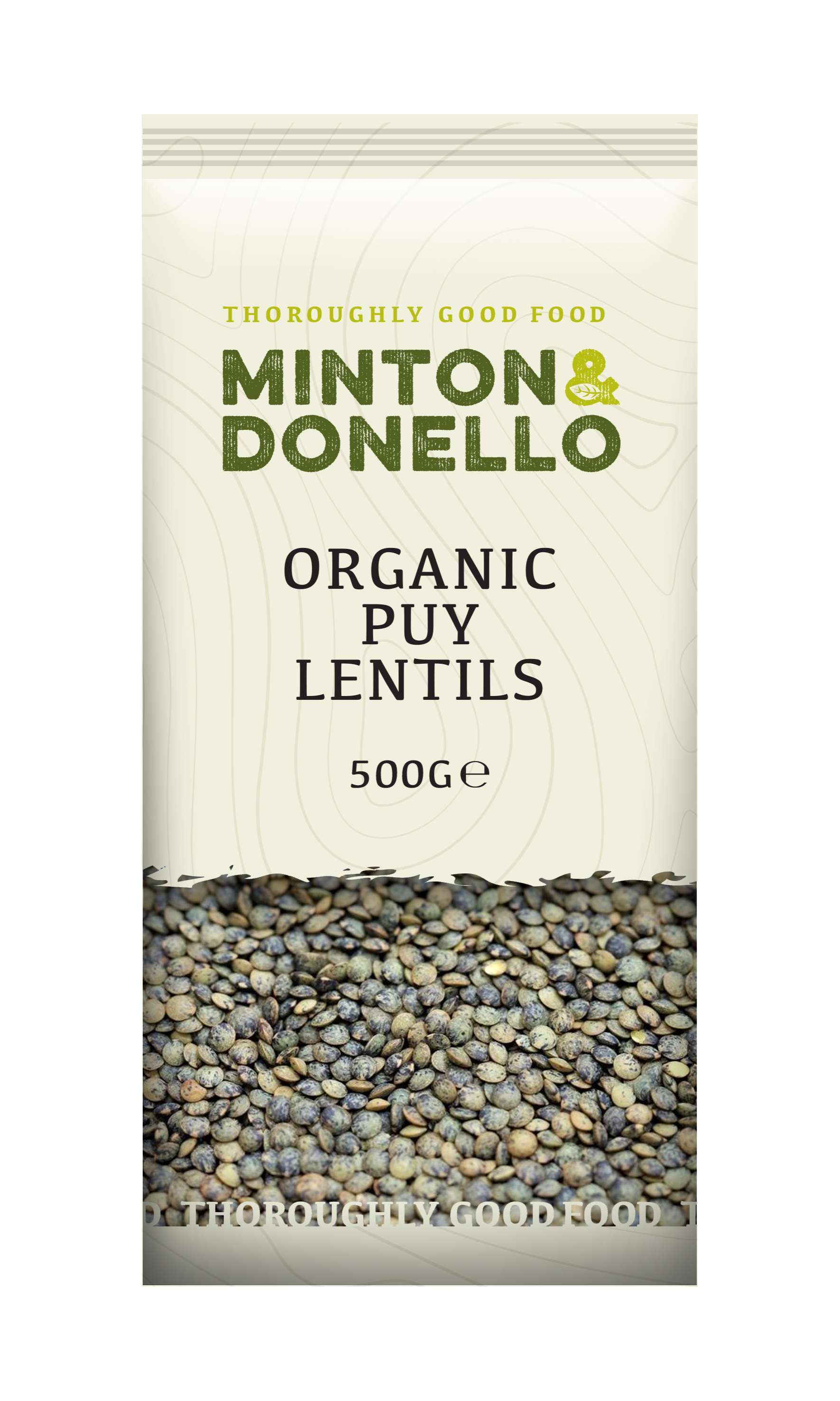 6 x Minton & Donello Organic Puy Lentils - 500g